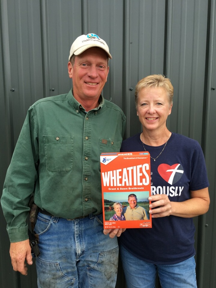 Mentors on wheaties box