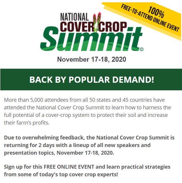 National Cover Crop Summit MN Soil Health Coalition