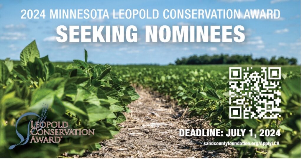 Leopold Conservation Award Comes to Minnesota MN Soil Health Coalition